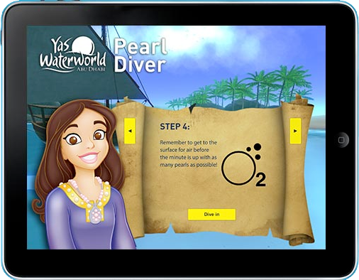 Yas waterworld game mobile app